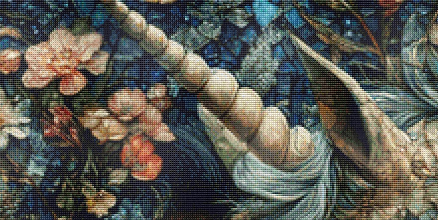 Bound counted cross stitch pattern by Serr.Kai A Quill & Ink