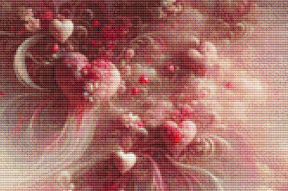 Ethereal Fairy of Love counted cross stitch pattern by World of Love Hearts/Adrian G. Eyre