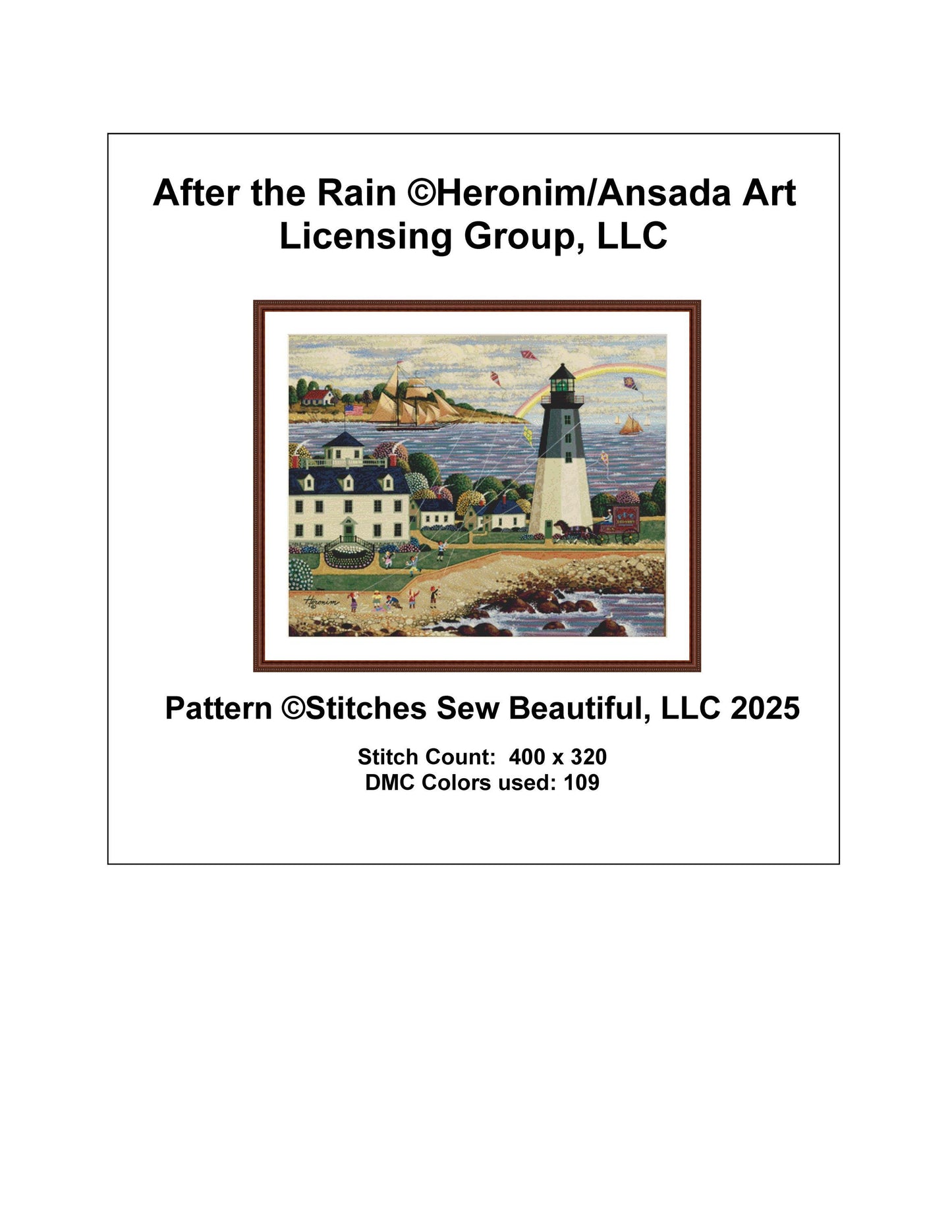 After the Rain counted cross stitch pattern by Heronim/Ansada Art Licensing Group, LLC