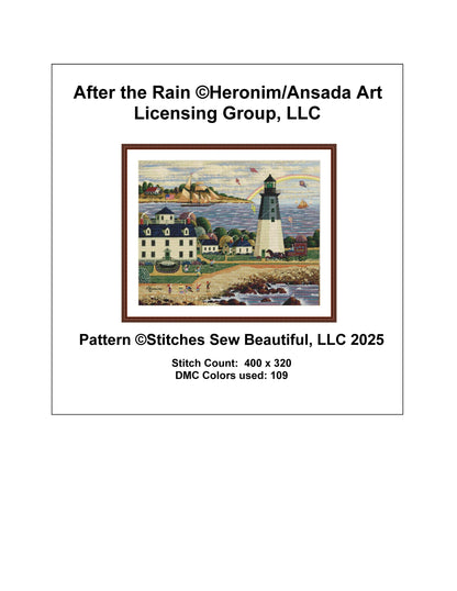 After the Rain counted cross stitch pattern by Heronim/Ansada Art Licensing Group, LLC