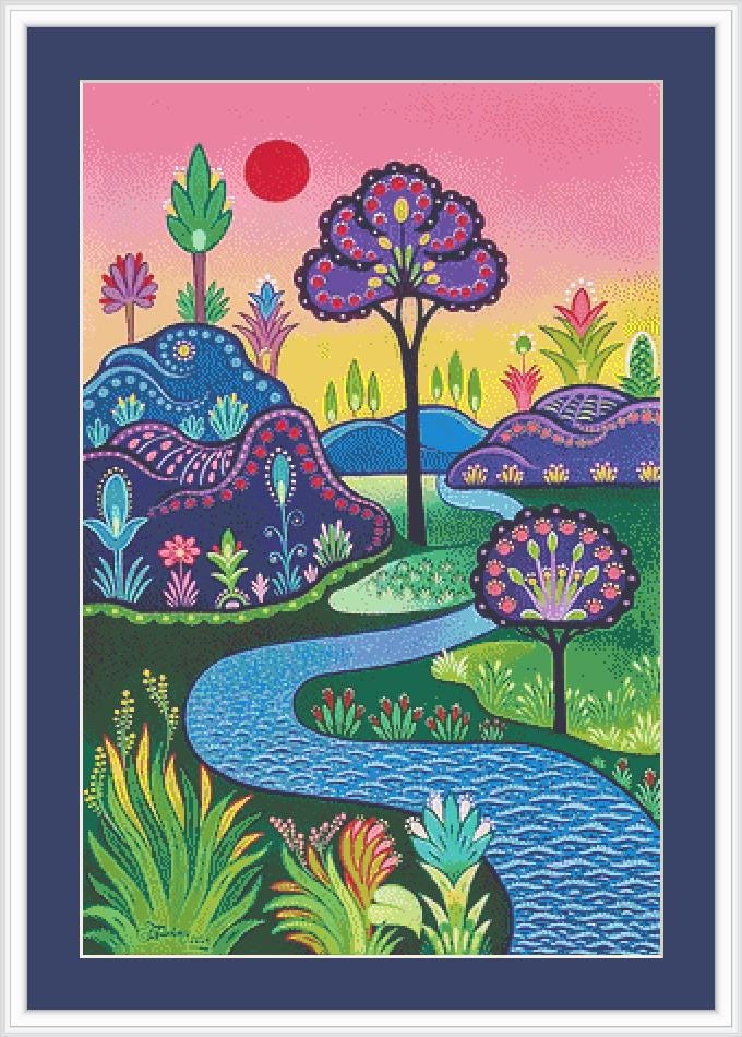 Laszlo Koday No. 19 counted cross stitch pattern by Laszlo Koday