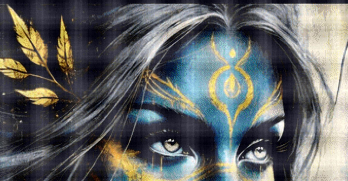 Charlize The Archer counted cross stitch pattern by Eder Jose Rosa