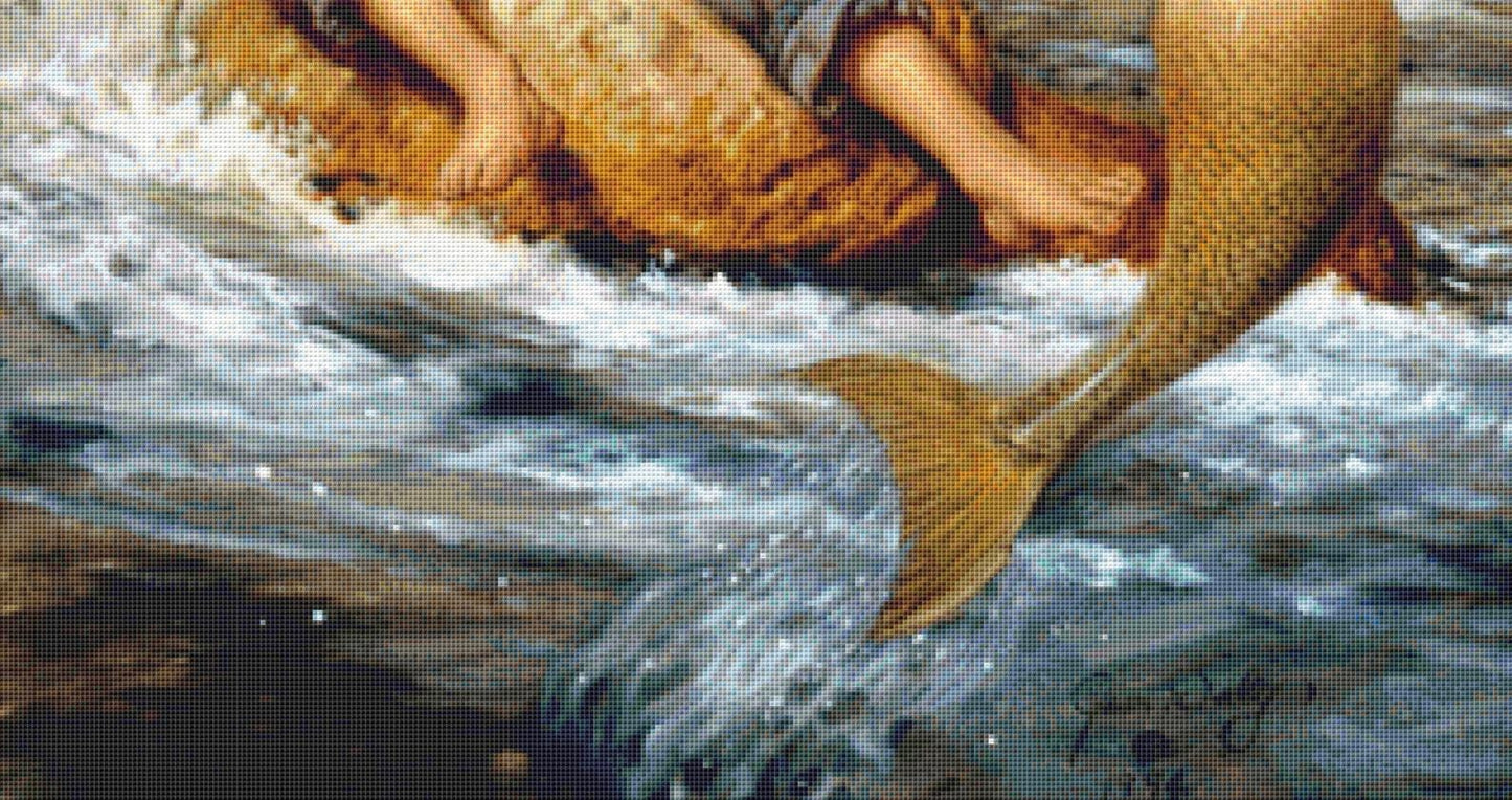 Catch Of My Dreams counted cross sittch pattern by JKim Daly/Ansada Art Licensing Group, LLC