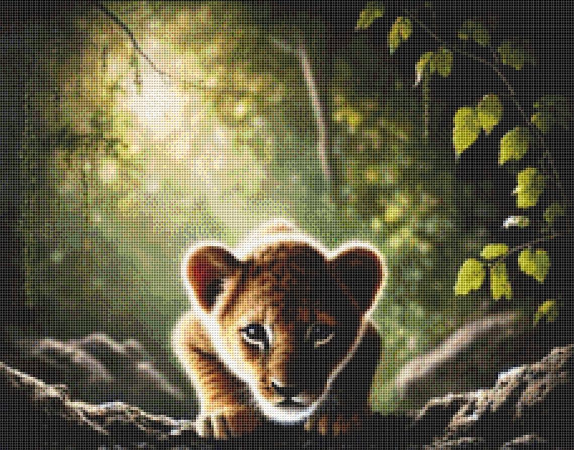 Between the Past and the Future counted cross stitch pattern by Eder Jose Rosa