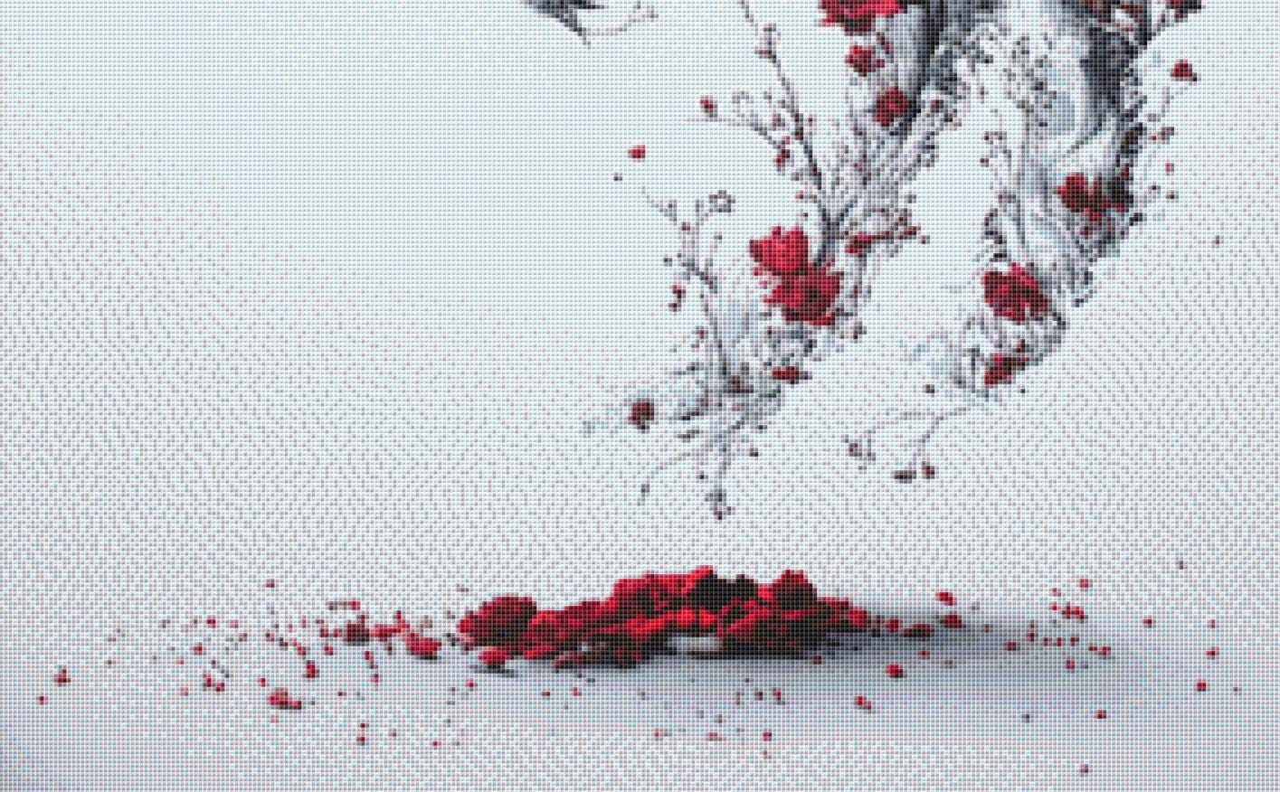 A Petal at a Time counted cross stitch pattern by Serr.Kai A Quill & Ink