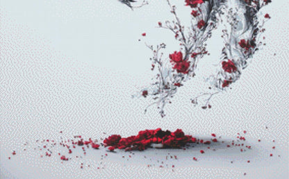 A Petal at a Time counted cross stitch pattern by Serr.Kai A Quill & Ink