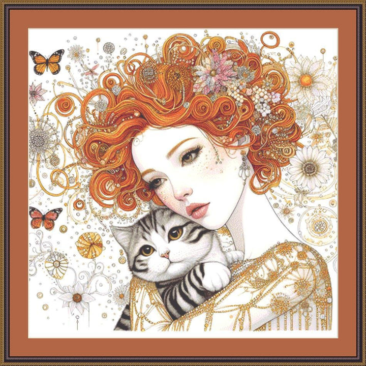 Galadriel counted cross stitch pattern by Ana Dias