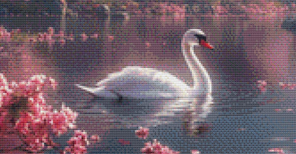 Pink Spring counted cross stitch pattern by Eder Jose Rosa