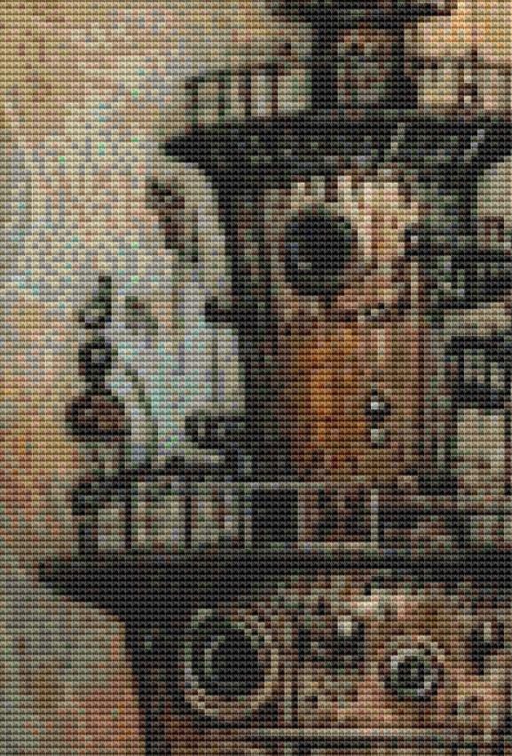 You Had Me at Meow counted cross stitch pattern by Ingrid Jean AI Art