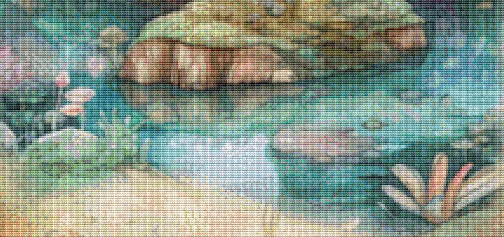 Spring Mushrooms counted cross stitch pattern by LianaScrap