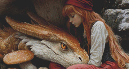 Where Mushrooms Dwell counted cross pattern by Serr.Kai A Quill & Ink