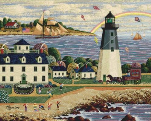 After the Rain counted cross stitch pattern by Heronim/Ansada Art Licensing Group, LLC