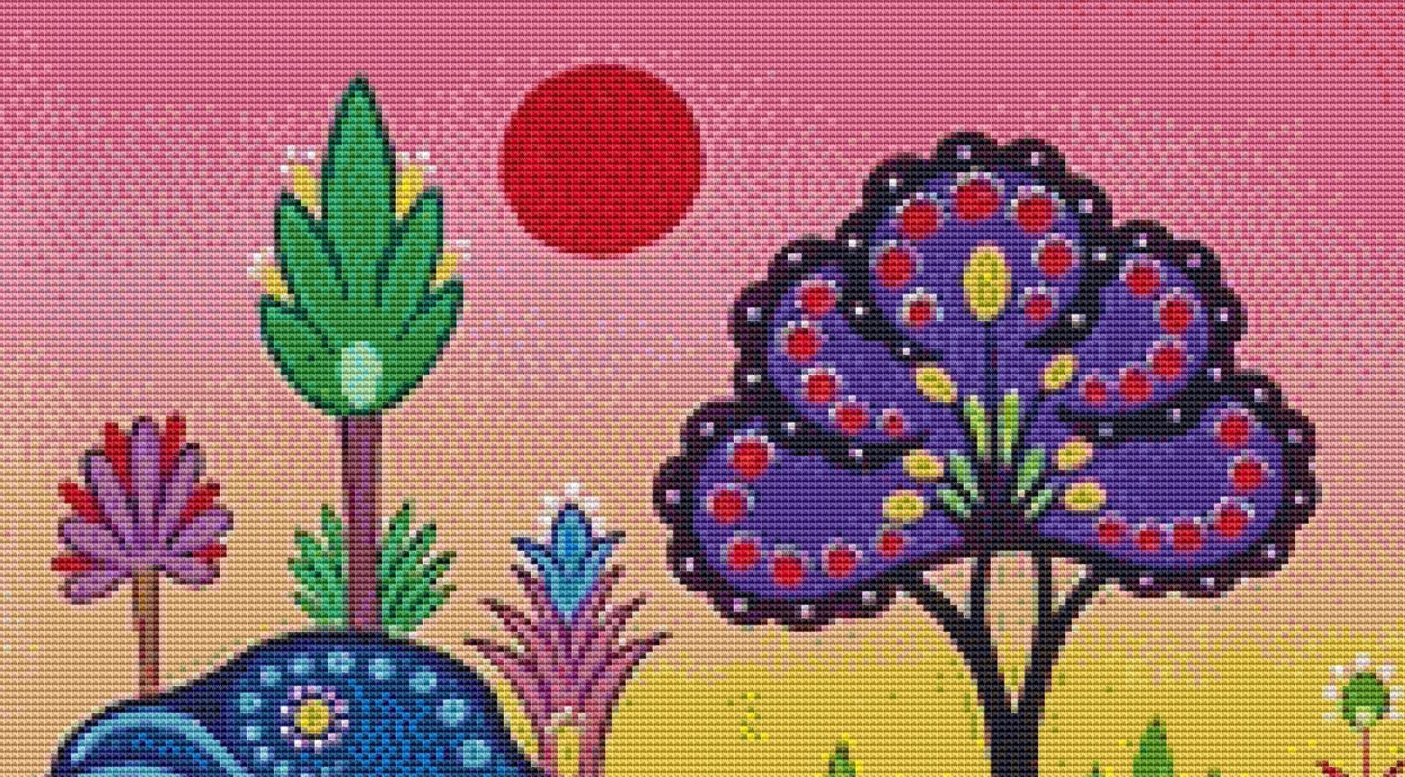 Laszlo Koday No. 19 counted cross stitch pattern by Laszlo Koday