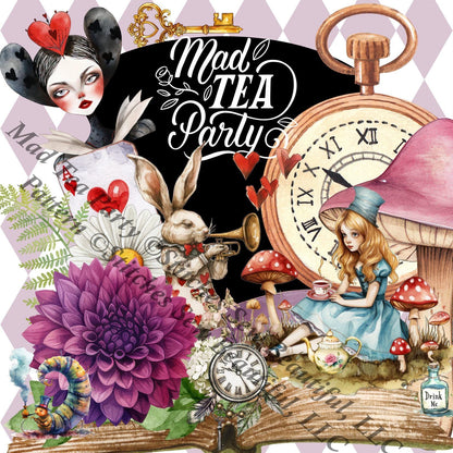 Mad Tea Party counted cross stitch pattern by Stitches Sew Beautiful, LLC