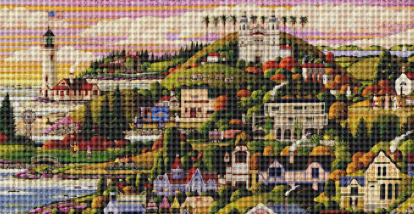 Castle Country counted cross stitch pattern by Heronim/Ansada Art Licensing Group, LLC