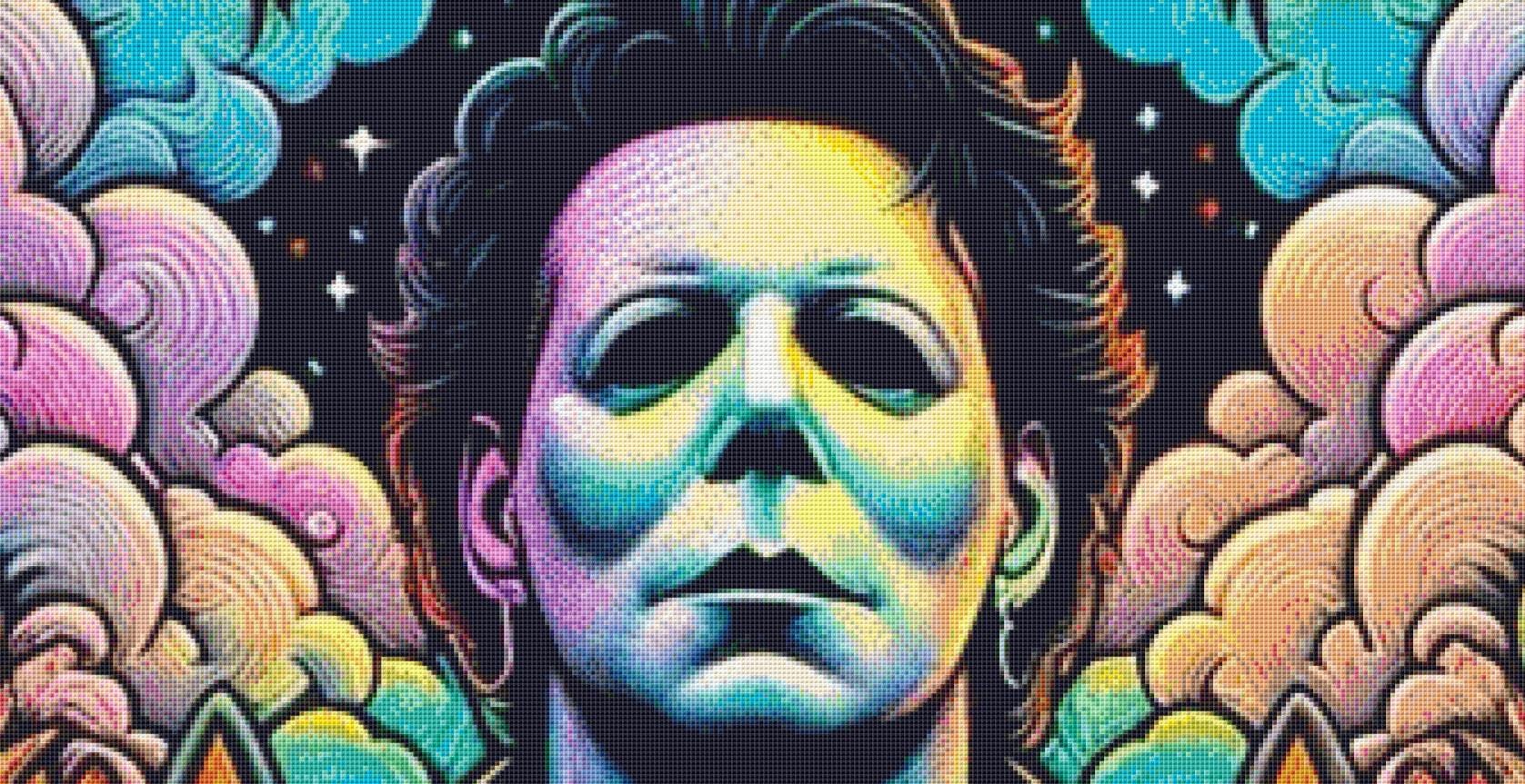 The Slasher (Max Size/Color) counted cross stitch pattern by PULSARSvg