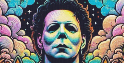 The Slasher (Max Size/Color) counted cross stitch pattern by PULSARSvg