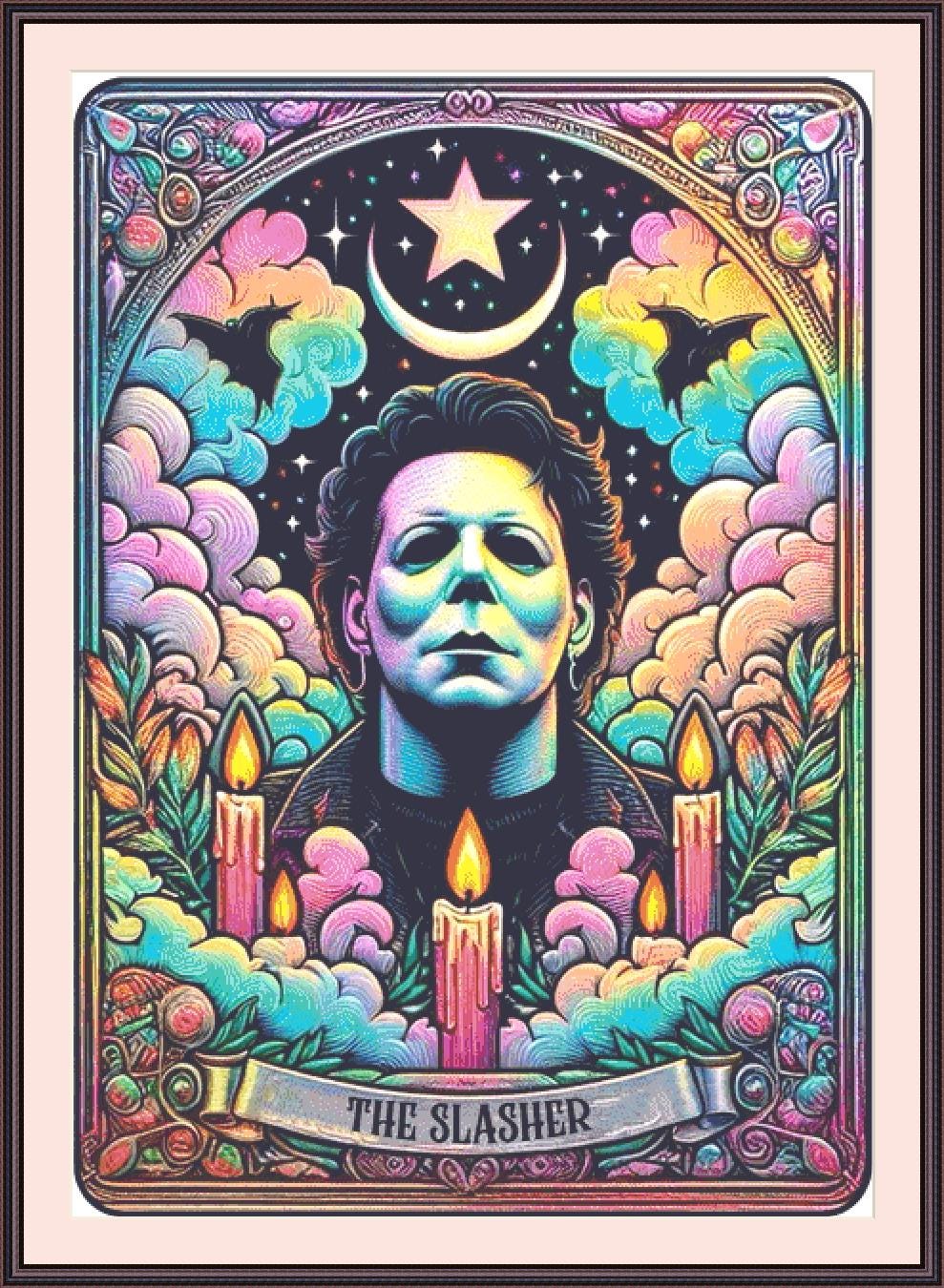 The Slasher (Max Size/Color) counted cross stitch pattern by PULSARSvg