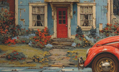 Red Herbie (Max Size) counted cross stitch pattern by Eder Jose Rosa