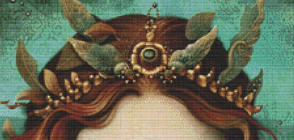 Oceanic Mermaid 2 counted cross stitch pattern by ZeyaVida