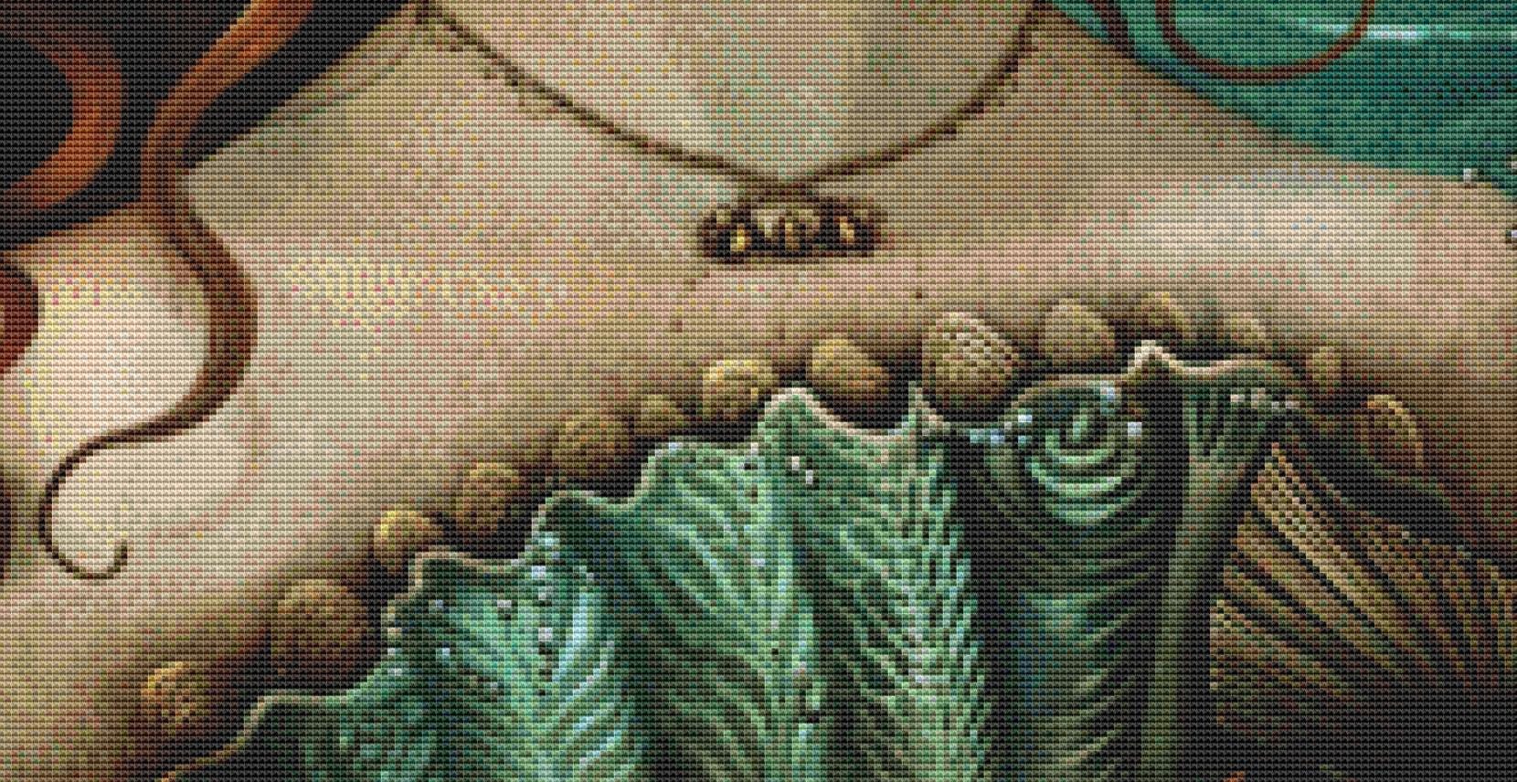 Oceanic Mermaid 2 counted cross stitch pattern by ZeyaVida