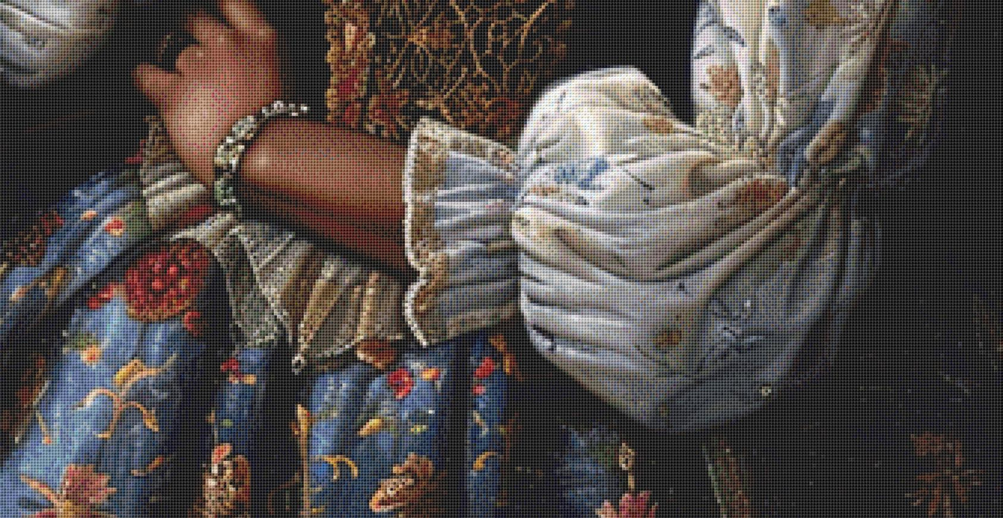 Deep Reflection (Max Size) counted cross stitch pattern by The Art Revivalist