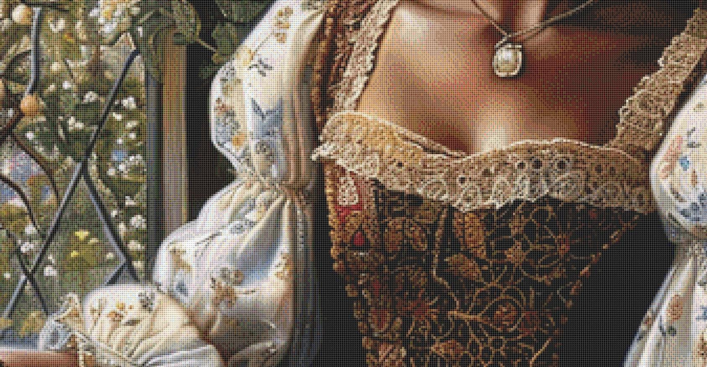 Deep Reflection (Max Size) counted cross stitch pattern by The Art Revivalist