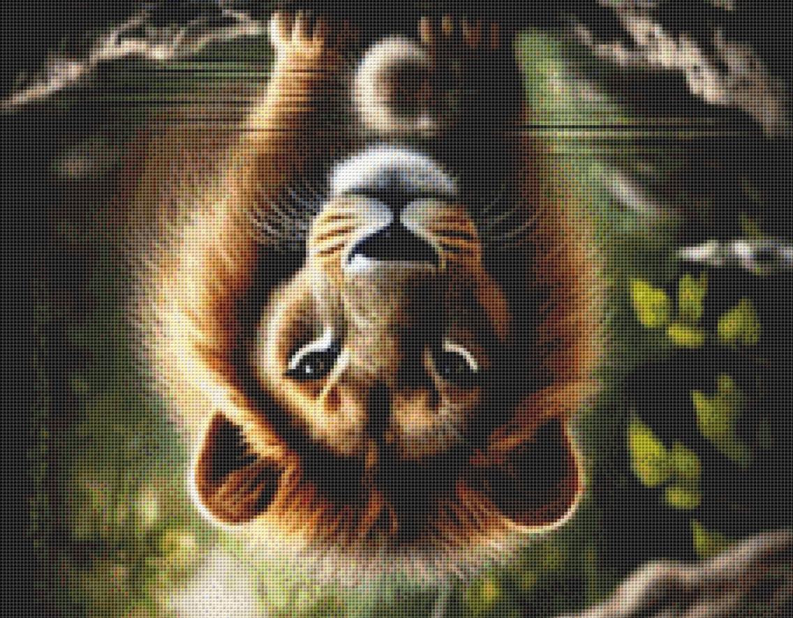 Between the Past and the Future counted cross stitch pattern by Eder Jose Rosa