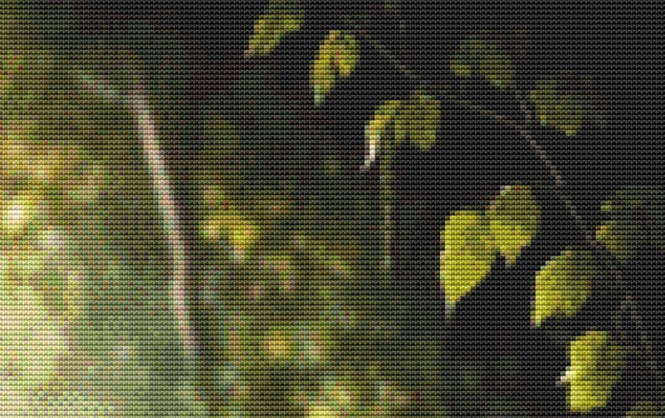 Between the Past and the Future counted cross stitch pattern by Eder Jose Rosa