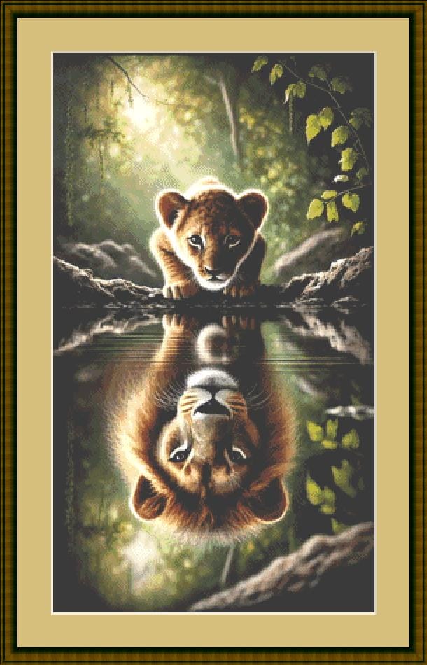 Between the Past and the Future counted cross stitch pattern by Eder Jose Rosa