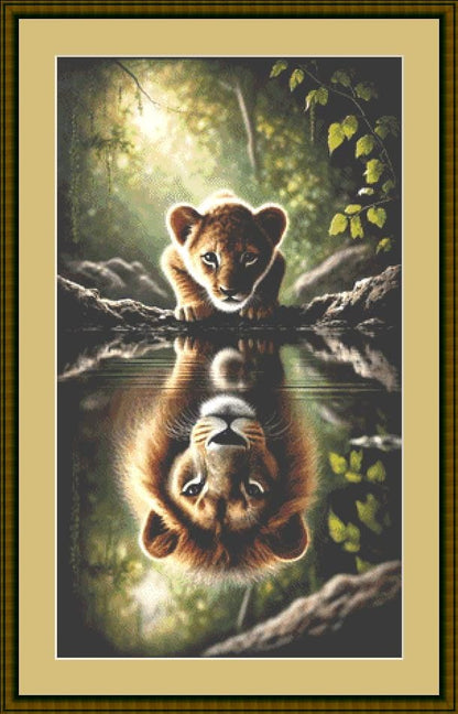 Between the Past and the Future counted cross stitch pattern by Eder Jose Rosa