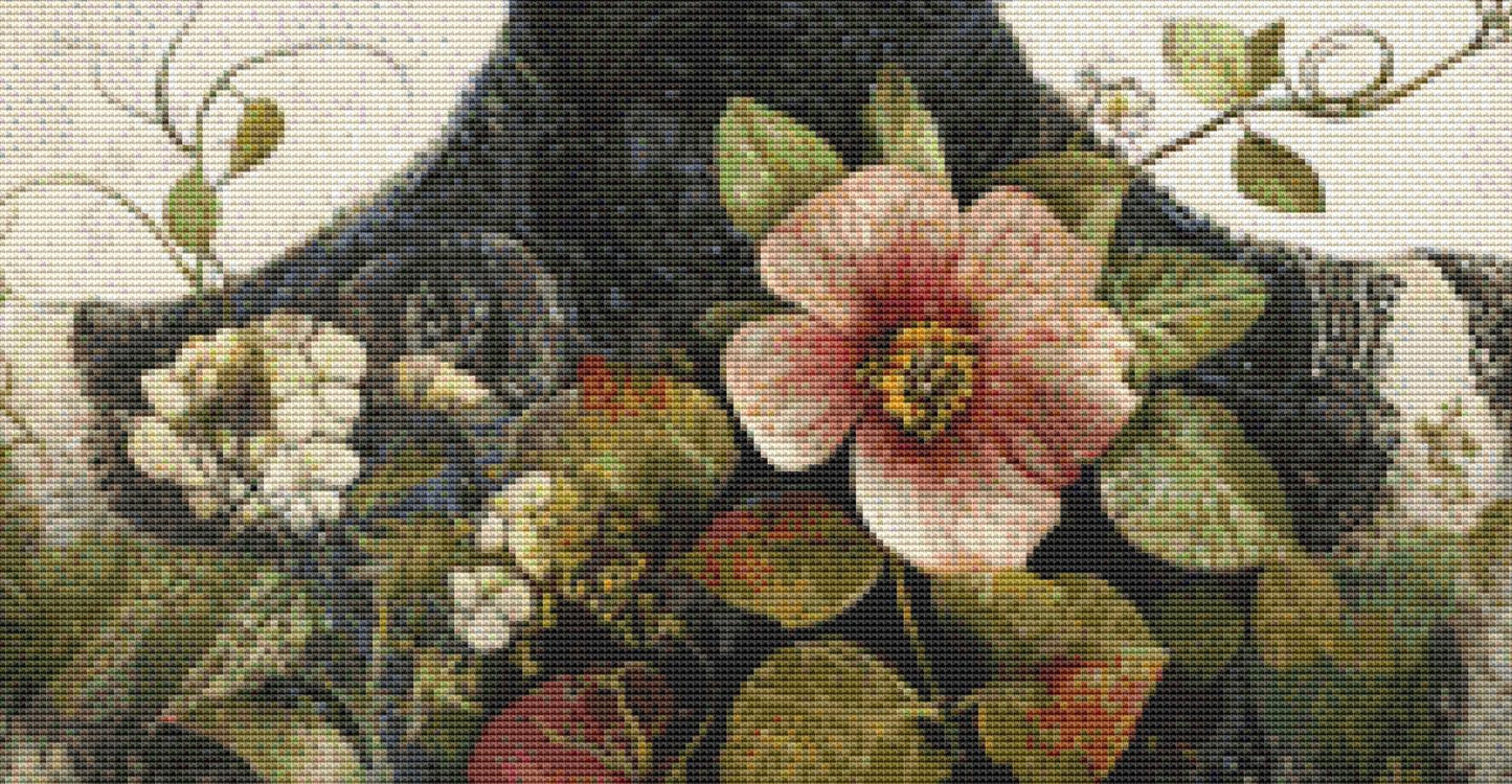 Spring Steampunk Woman 1 counted cross stitch pattern by Craft and Cherish