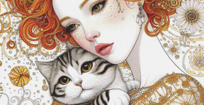 Galadriel counted cross stitch pattern by Ana Dias