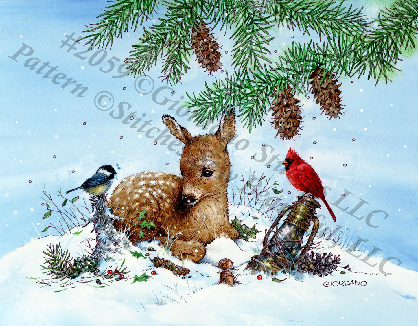 Giordano Studios #2059 counted cross stitch pattern by Giordano Studios, LLC