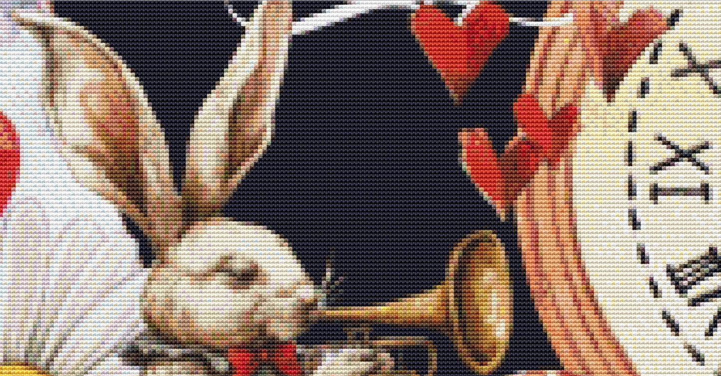Mad Tea Party counted cross stitch pattern by Stitches Sew Beautiful, LLC