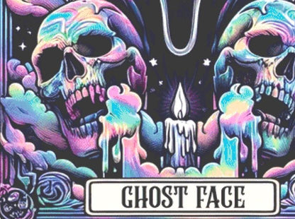 Ghost Face (Max Size/Color) counted cross stitch pattern by PULSARSvg