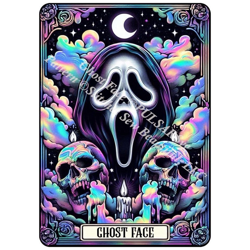 Ghost Face (Max Size/Color) counted cross stitch pattern by PULSARSvg