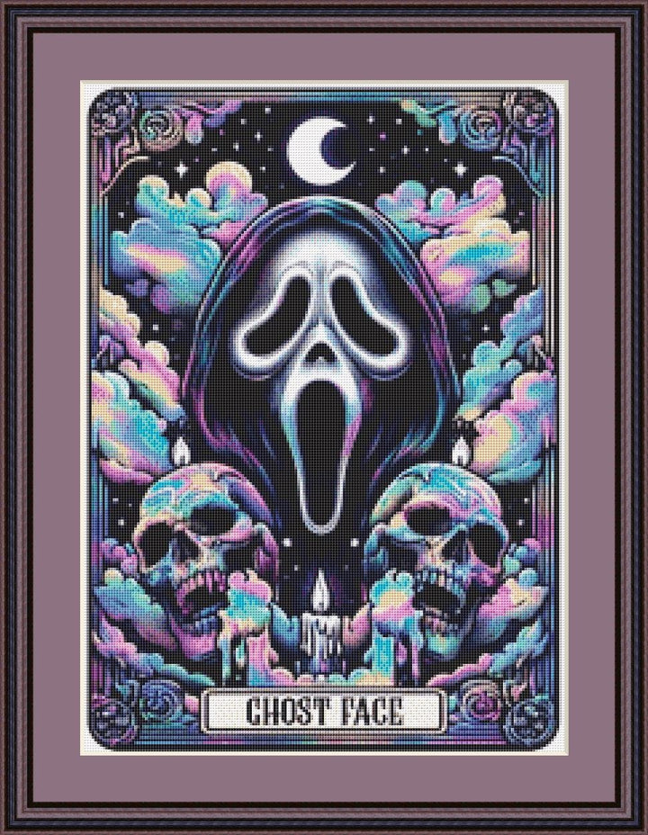Ghost Face (Small) counted cross stitch pattern by PULSARSvg