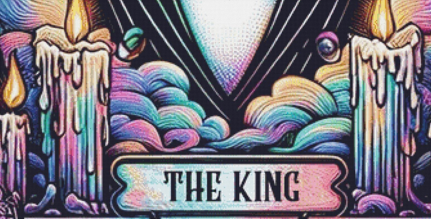 The King (Max Size/Color) counted cross stitch pattern by PULSARSvg