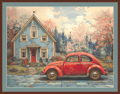 Red Herbie (Max Size) counted cross stitch pattern by Eder Jose Rosa