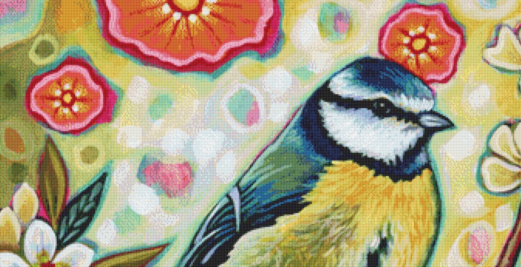 Blossom counted cross stitch pattern by Peggy Davis/Porterfields Fine Art Licensing