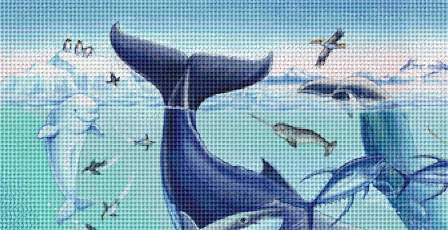 Under the Sea (Max Size/Color) counted cross stitch pattern by Rose Mary Berlin/Ansada Art Licensing Group, LLC