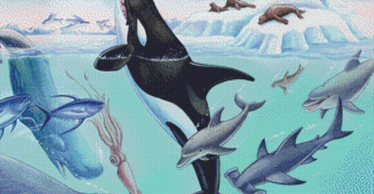 Under the Sea (Max Size/Color) counted cross stitch pattern by Rose Mary Berlin/Ansada Art Licensing Group, LLC