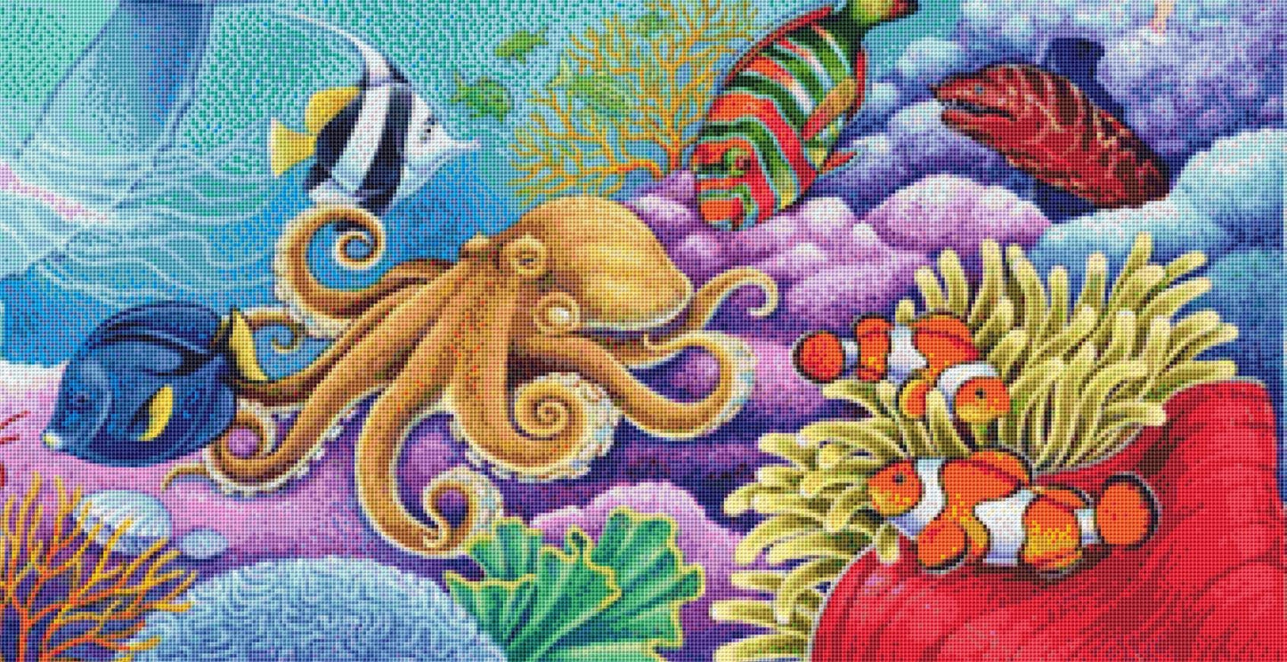 Under the Sea (Max Size/Color) counted cross stitch pattern by Rose Mary Berlin/Ansada Art Licensing Group, LLC