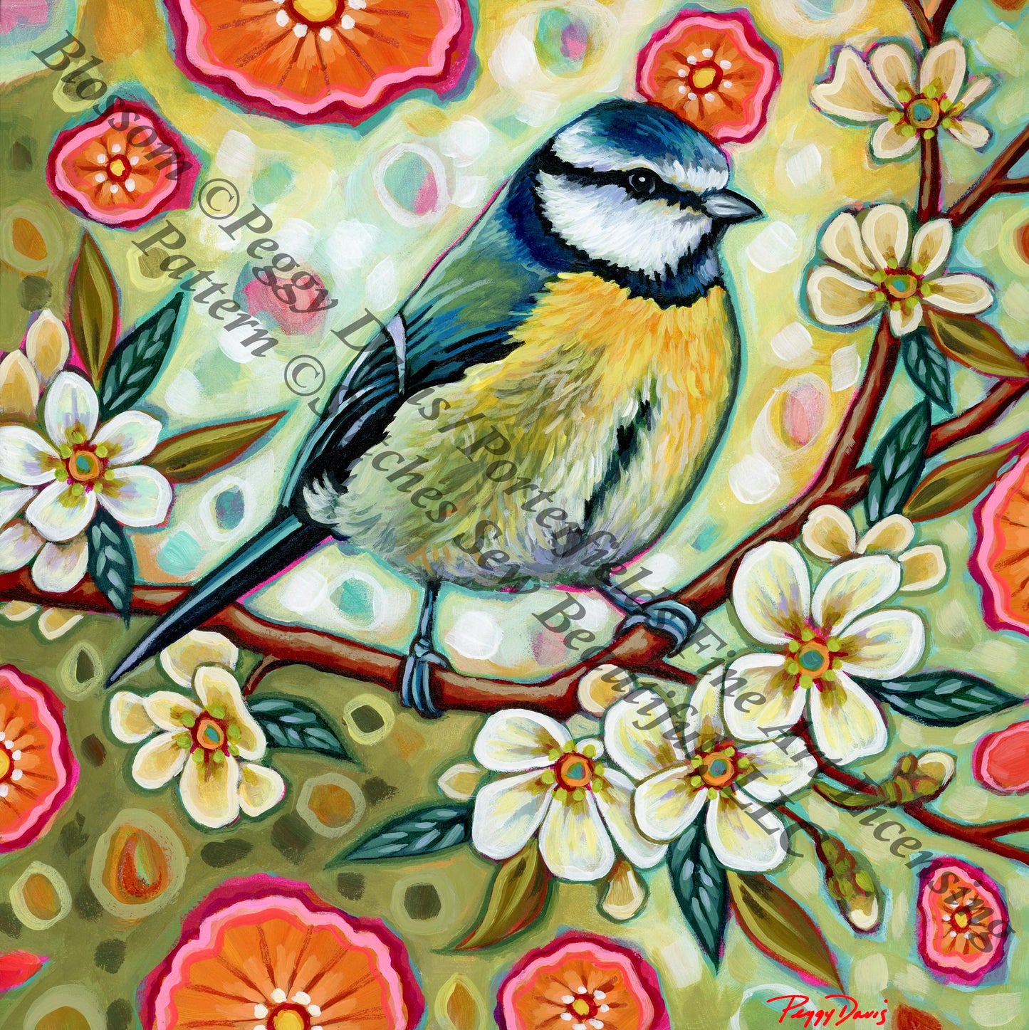 Blossom (Small) counted cross stitch pattern by Peggy Davis/Porterfields Fine Art Licensing