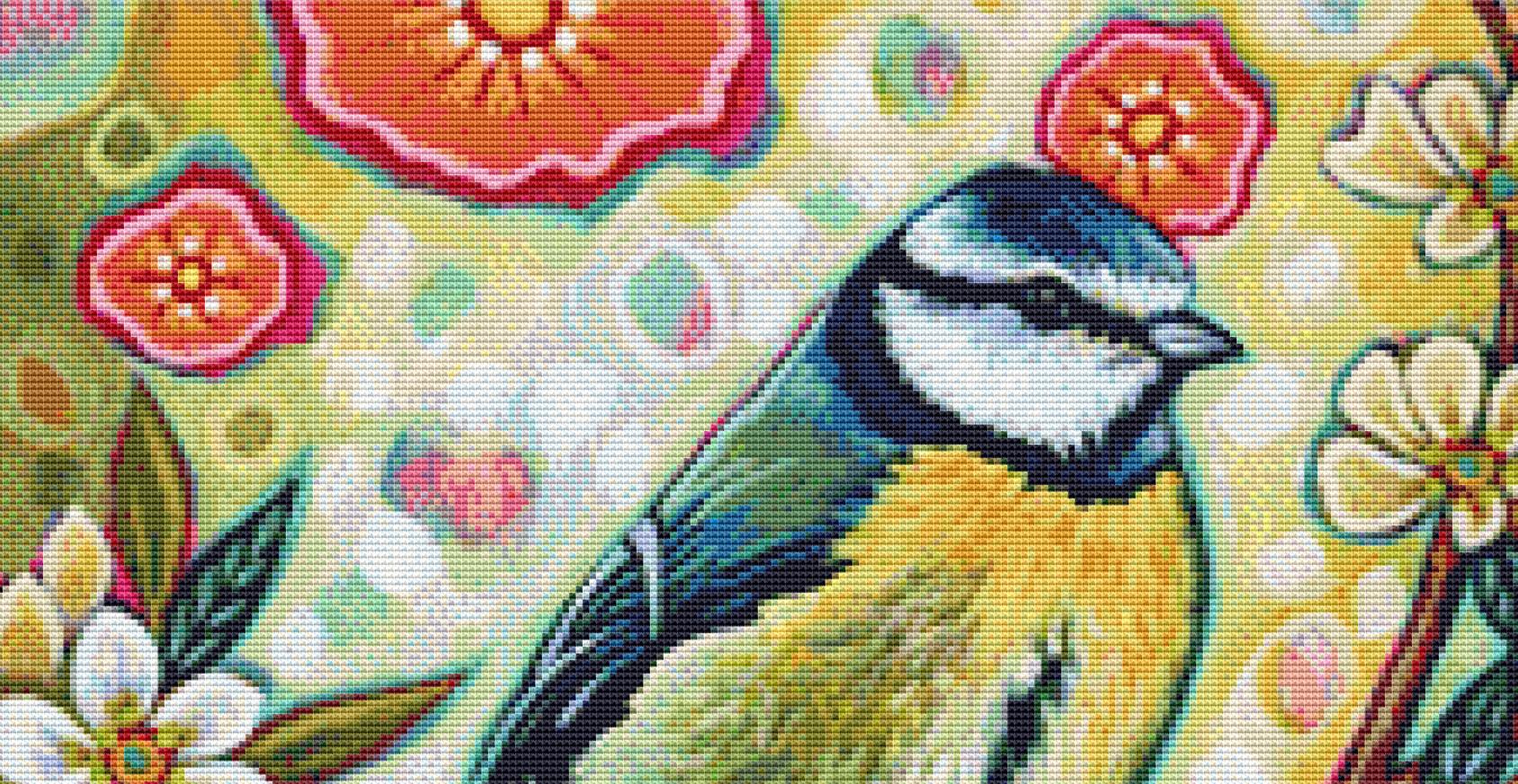 Blossom (Small) counted cross stitch pattern by Peggy Davis/Porterfields Fine Art Licensing