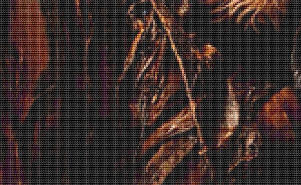 Love Me....Love My Cat counted cross stitch pattern by Ingrid Jean AI Art