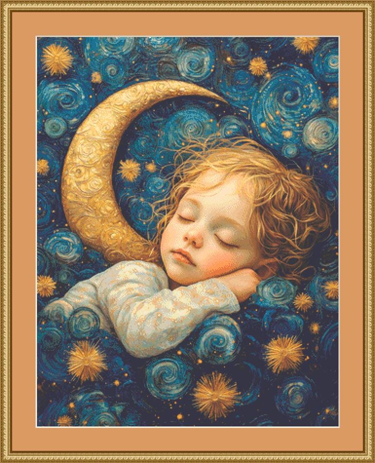 Celestial Dreams counted cross stitch pattern by Dreamlight Maris