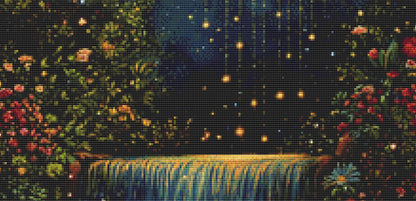 Garden of Moonlight Healing counted cross stitch pattern by IllustNation
