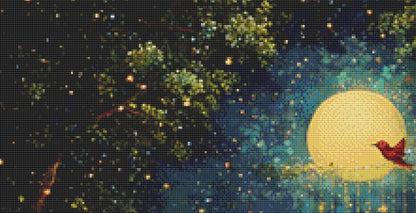 Garden of Moonlight Healing counted cross stitch pattern by IllustNation